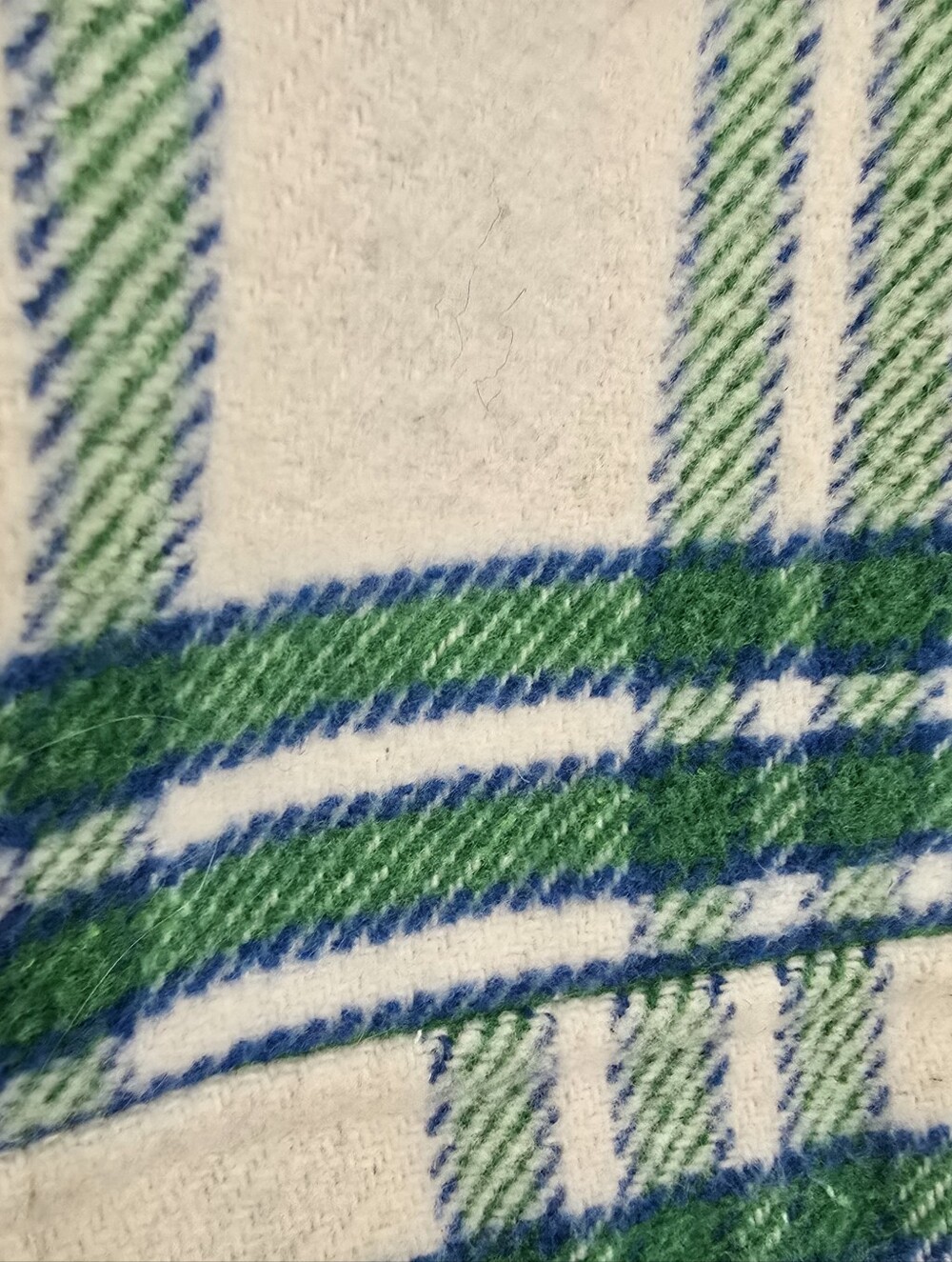Joie Green Blue & White Plaid Flannel Shacket Shirt Jacket Size Small - Picture 8 of 12